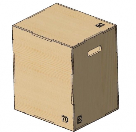 Универсальный PLYO BOX фанера, PROFI-FIT, 3 в 1, 50-60-70см, фото 1