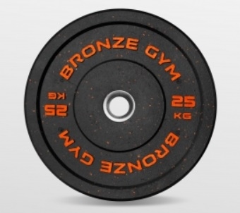Bronze Gym Диск бамперный 25кг д50, фото 2