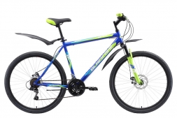 Велосипед Black One Onix 26 D синий/зелёный/голубой 18&quot;