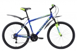 Велосипед Stark'18 Respect 26.1 V синий/зелёный/голубой 16&quot;