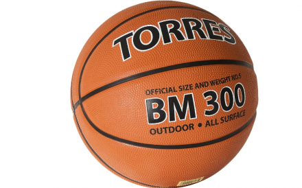 Мяч баскетбольный TORRES BM 300, р.5 B02015, фото 1