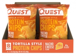 Протеиновые Чипсы Начо Сыр Тортилья Quest Nutrition Quest Chips 2.0 Nacho Tortilla, 32гр 8шт , фото 1