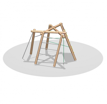 Детский игровой комплекс для лазания &quot;Треугольники&quot;, фото 3
