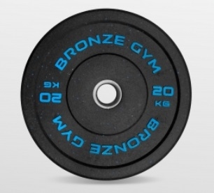 Bronze Gym Диск бамперный 20кг д50, фото 3