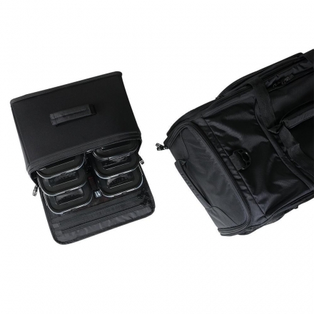 Сумка 6 Pack Fitness Beast Duffle со съемной системой контейнеров, черный, фото 6