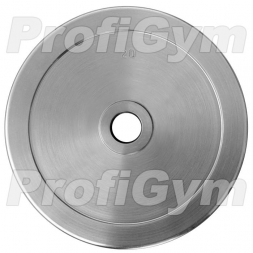 Диск хромированный «ProfiGym» 20 кг посадочный диаметр 51 мм ДТХ-20/51 