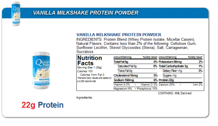 Протеиновый коктейль Quest Nutrition Protein Powder Vanilla Milkshake, фото 2
