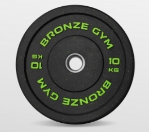 Bronze Gym Диск бамперный 10кг д50, фото 3