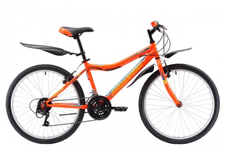 Велосипед Challenger Cosmic R 24 оранжевый/жёлтый/синий, фото 1