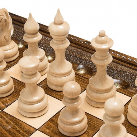 Шахматы + Нарды резные &quot;Классические&quot; 60, Ohanyan, фото 4