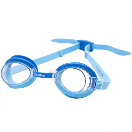 Очки для плавания детские &quot;FASHY TOP Jr&quot;, прозрачные, сине-голубая оправа, фото 1
