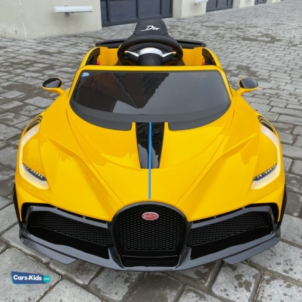 Электромобиль Bugatti Divo 12V — HL338 желтый, фото 7