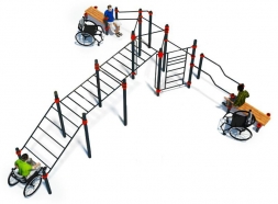 Комплекс для инвалидов-колясочников ADVANCED SUPER W-7.01 , фото 1