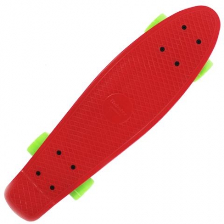 Пластиковый скейтборд-круизер Hubster Cruiser 22&quot; красный, фото 1