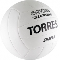 Мяч волейбольный любительский &quot;TORRES Simple&quot;, размер 5, фото 2