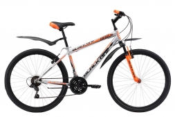 Велосипед Black One Onix 26 серебристо-оранжевый 18&quot;