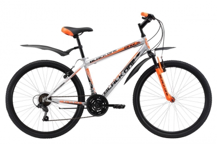 Велосипед Black One Onix 26 серебристо-оранжевый 18&quot;, фото 1