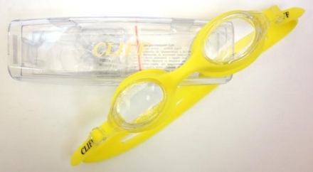 Очки для плавания взрослые CLIFF G1211 желтые, фото 1