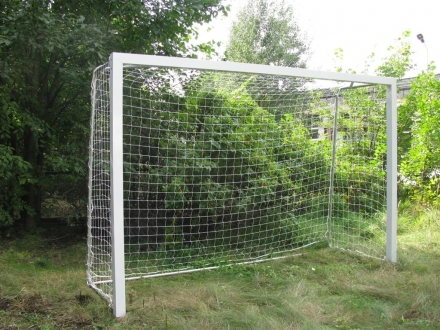 Ворота для мини-футбола алюминиевые свободностоящие 3х2х1 м, фото 3