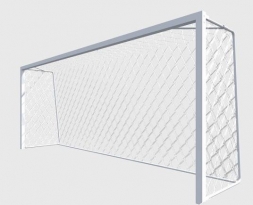 Ворота футбольные алюминиевые юношеские свободностоящие 5х2 м, фото 1