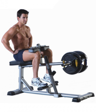Тренажер для проработки икроножных мышц сидя, свободный вес, фото 1