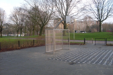 Ворота для минифутбола и стритбольная стойка  из нержавеющей стали, фото 1