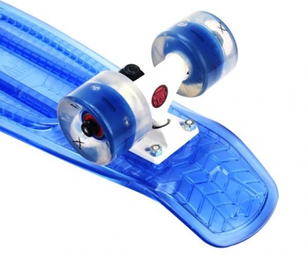 Скейтборд прозрачный Playshion 22″ FS-PS002 со светящимися колесами, фото 10