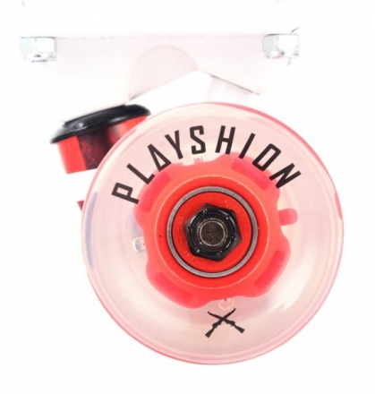 Скейтборд прозрачный Playshion 22″ FS-PS002 со светящимися колесами, фото 12