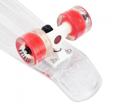 Скейтборд прозрачный Playshion 22″ FS-PS002 со светящимися колесами, фото 15