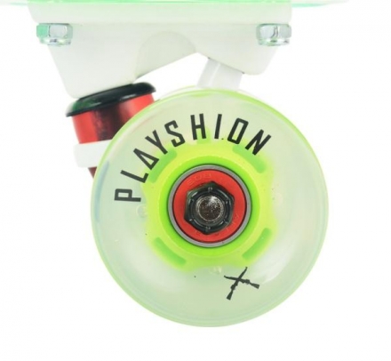 Скейтборд прозрачный Playshion 22″ FS-PS002 со светящимися колесами, фото 20