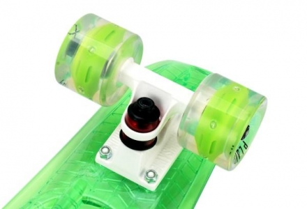 Скейтборд прозрачный Playshion 22″ FS-PS002 со светящимися колесами, фото 23