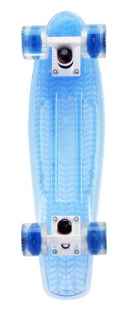 Скейтборд прозрачный Playshion 22″ FS-PS002 со светящимися колесами, фото 25