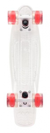 Скейтборд прозрачный Playshion 22″ FS-PS002 со светящимися колесами, фото 26