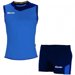 Форма волейбольная женская &quot;MIKASA&quot;, р.M, 100% полиэстер, темно-сине-синий