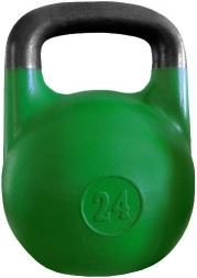 Гиря соревновательная 24 кг Зеленая ГС-24 