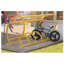 Крытая велопарковка для детских велосипедов, фото 1