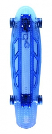 Скейтборд прозрачный Playshion 27″ FS-LS002 со светящимися колесами и декой, фото 5