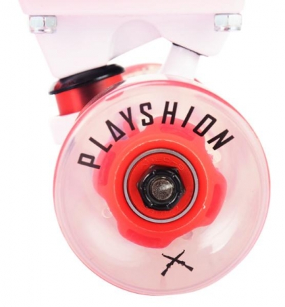 Скейтборд прозрачный Playshion 27″ FS-LS002 со светящимися колесами и декой, фото 11
