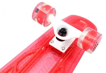Скейтборд прозрачный Playshion 27″ FS-LS002 со светящимися колесами и декой, фото 14