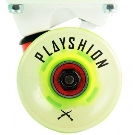 Скейтборд прозрачный Playshion 27″ FS-LS002 со светящимися колесами и декой, фото 19
