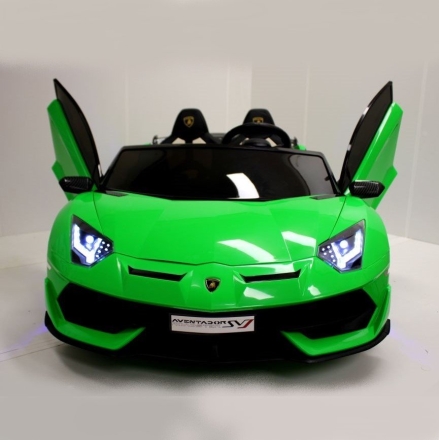 Электромобиль Lamborghini Aventador SVJ 24V зеленый, фото 6
