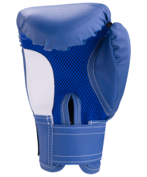 Перчатки боксерские Rusco 10oz, к/з, синие, фото 2