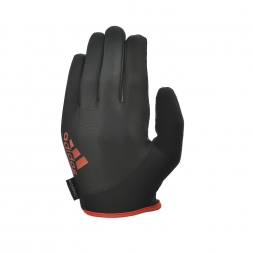 Перчатки для фитнеса (с пальцами) Adidas Essential ADGB-12421RD (черный/красный), фото 1
