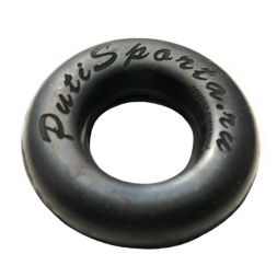 Эспандер кольцо нагрузка 50-60кг d-86мм гладкий с логотипом Putisporta.Черный
