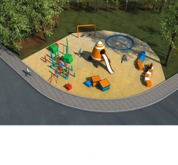 Детская игровая деревянная площадка РАКЕТА ГЕРКУЛЕС, фото 1