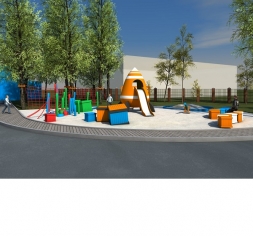 Детская игровая деревянная площадка РАКЕТА ГЕРКУЛЕС, фото 2
