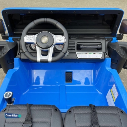 Электромобиль Jeep Wrangler S606 4WD синий, фото 16