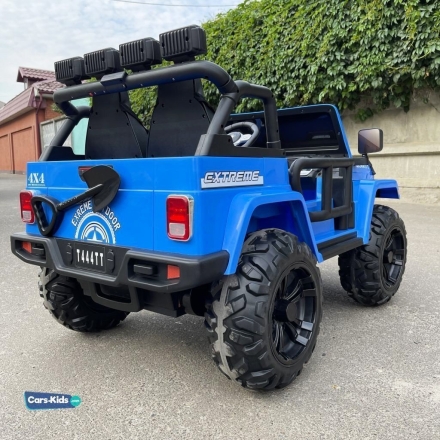 Электромобиль Jeep Wrangler S606 4WD синий, фото 8