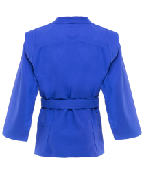 Куртка для самбо JS-302, синяя, р.1/140, фото 2