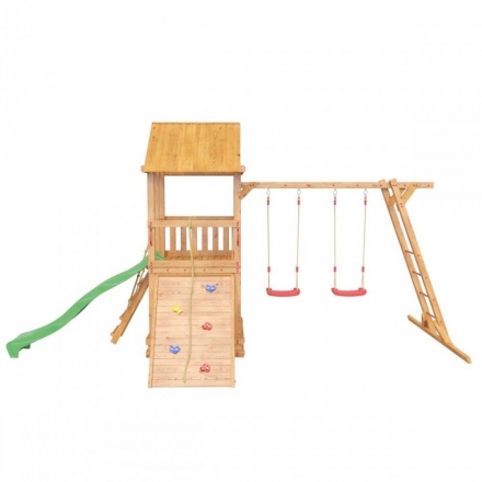 Детская деревянная игровая площадка Сибирика с рукоходом, цвет Savanna , фото 3